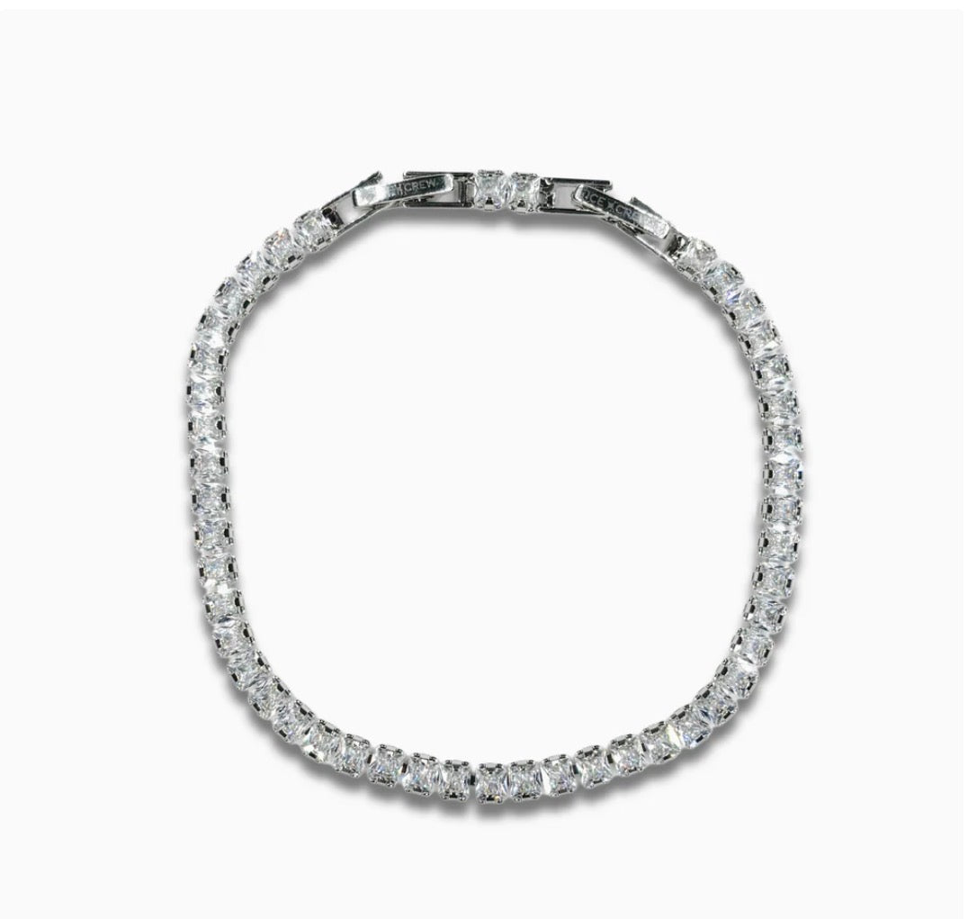 Tiny Square Bracelet (Silver)