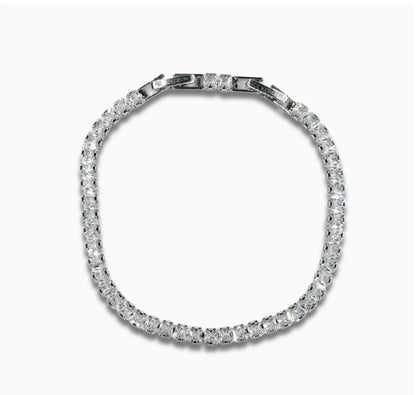 Tiny Square Bracelet (Silver)