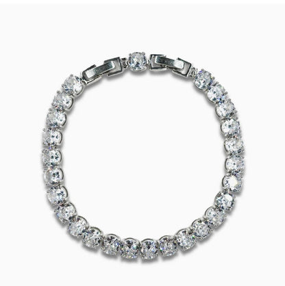 Tennis Crystal Bracelet (Silver)