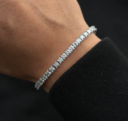 Tiny Square Bracelet (Silver)