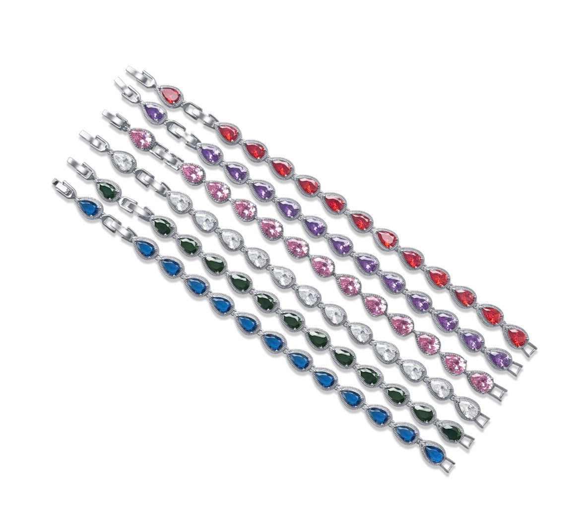 Multi Teardrop Bracelet
