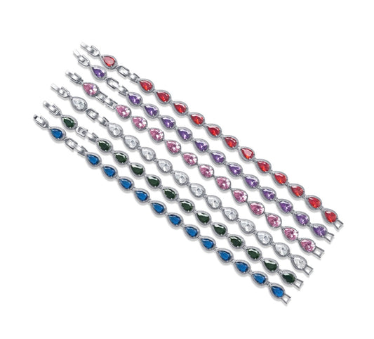 Multi Teardrop Bracelet